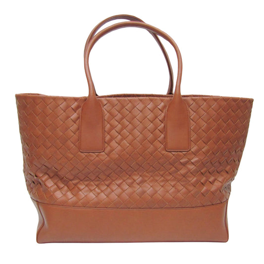 Bottega Veneta Brown Leather Intrecciato