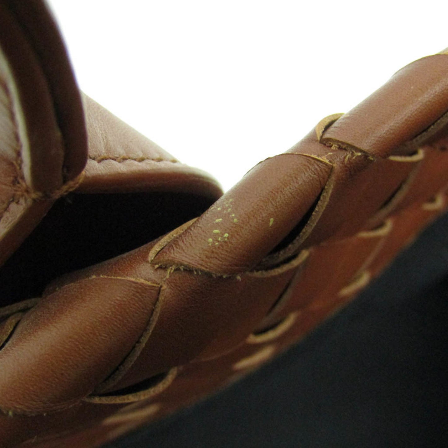 Bottega Veneta Brown Leather Intrecciato