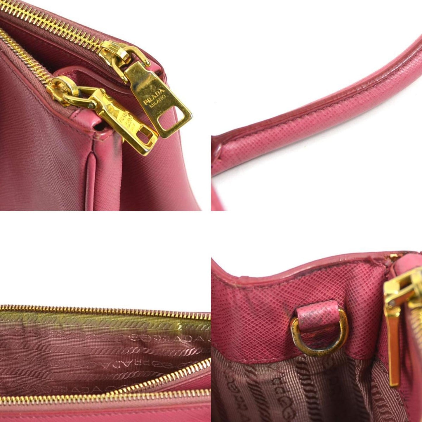 Prada Pink Leather Galleria