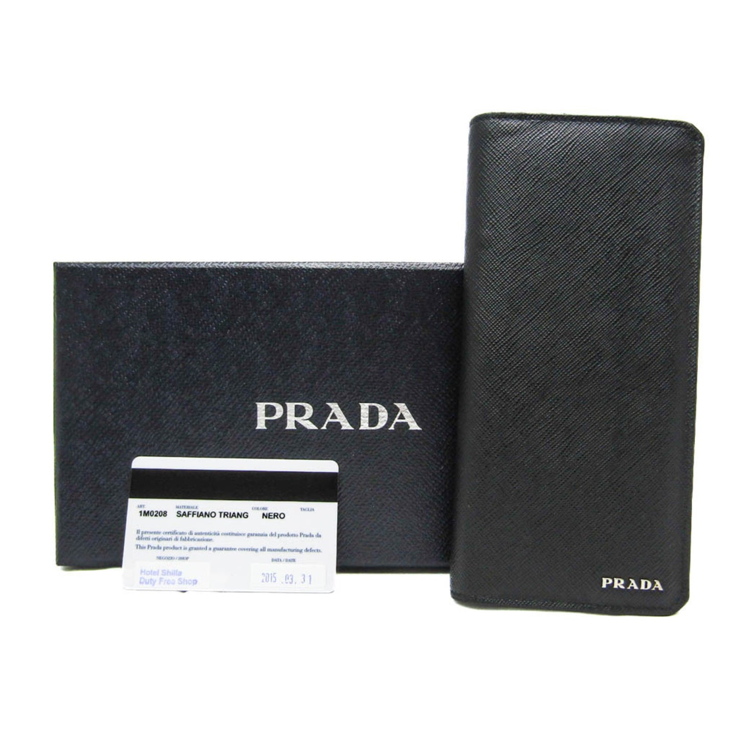 Prada Black Leather Wallet