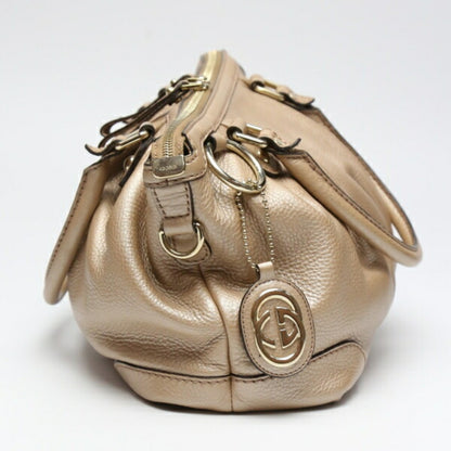Gucci Gold Leather Sukey