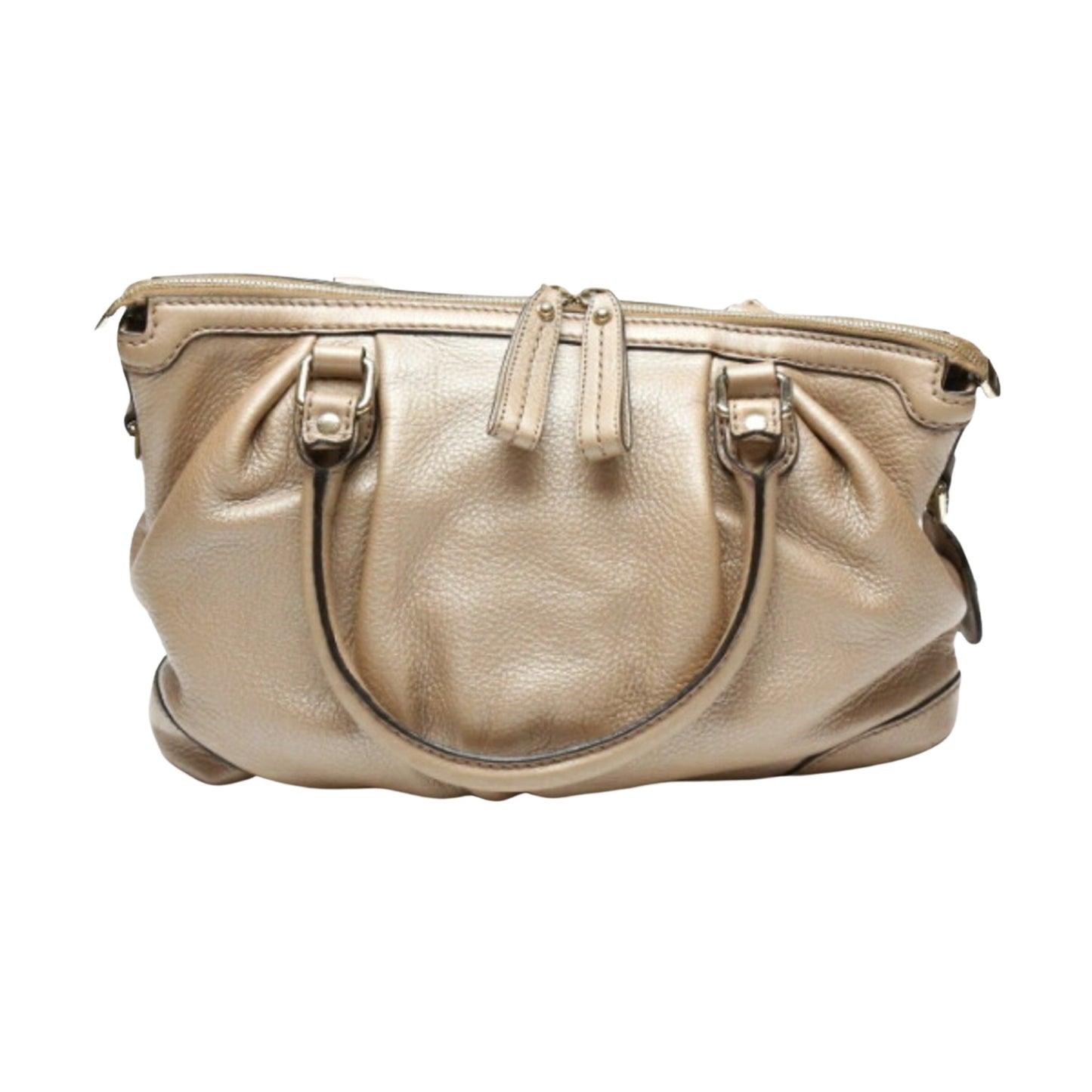 Gucci Gold Leather Sukey