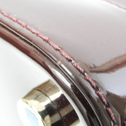 Louis Vuitton Brown Patent Leather Mirabeau