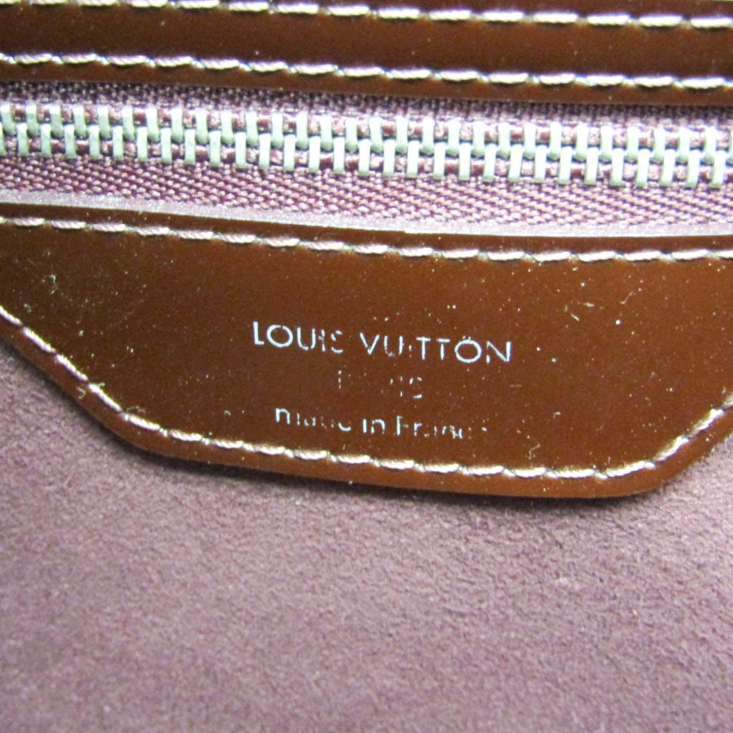 Louis Vuitton Brown Patent Leather Mirabeau