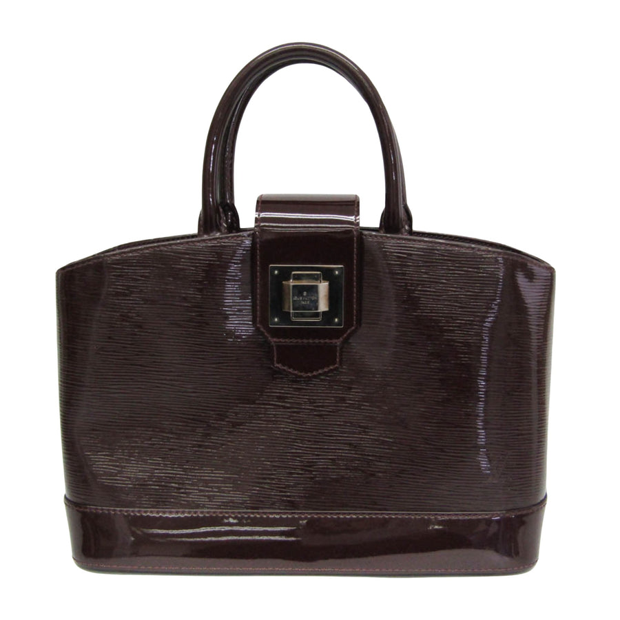 Louis Vuitton Brown Patent Leather Mirabeau
