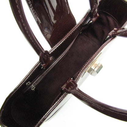 Louis Vuitton Brown Patent Leather Mirabeau