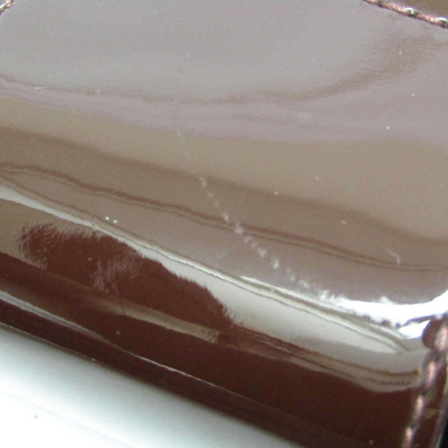 Louis Vuitton Brown Patent Leather Mirabeau