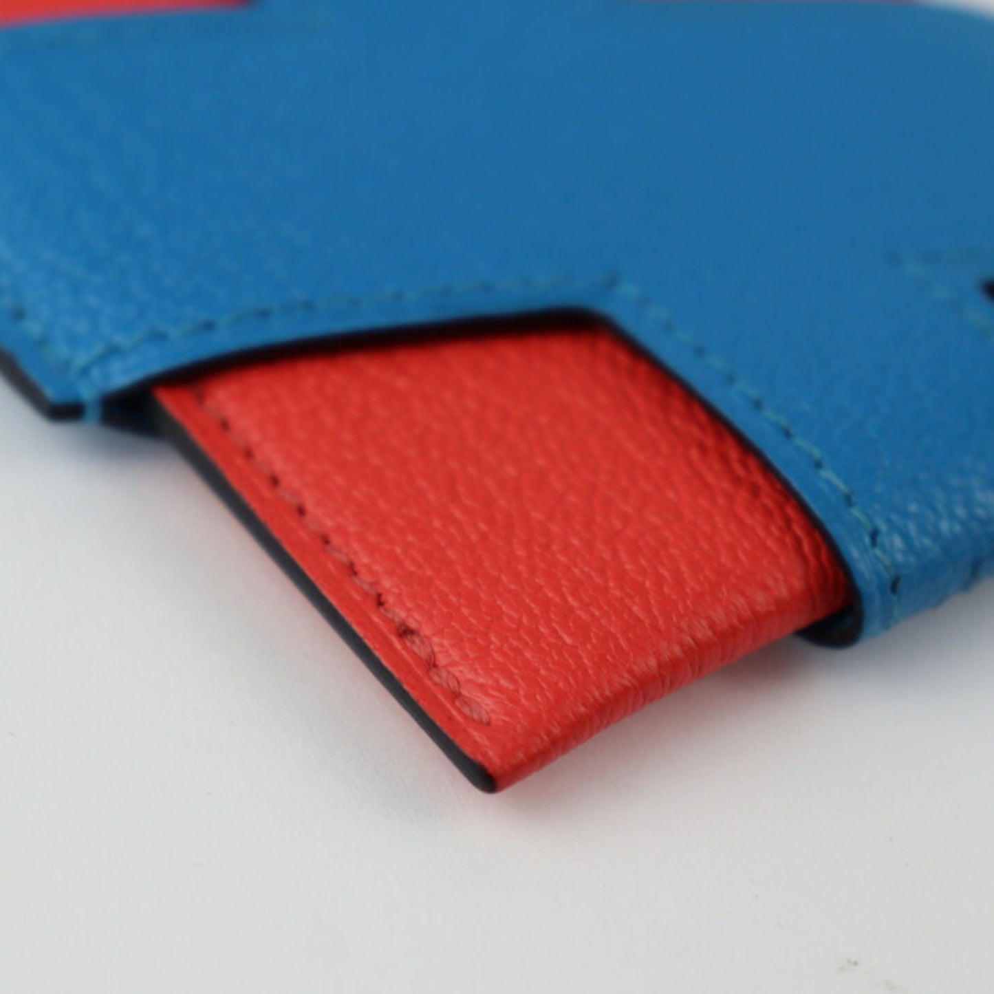 Hermès Blue Leather --
