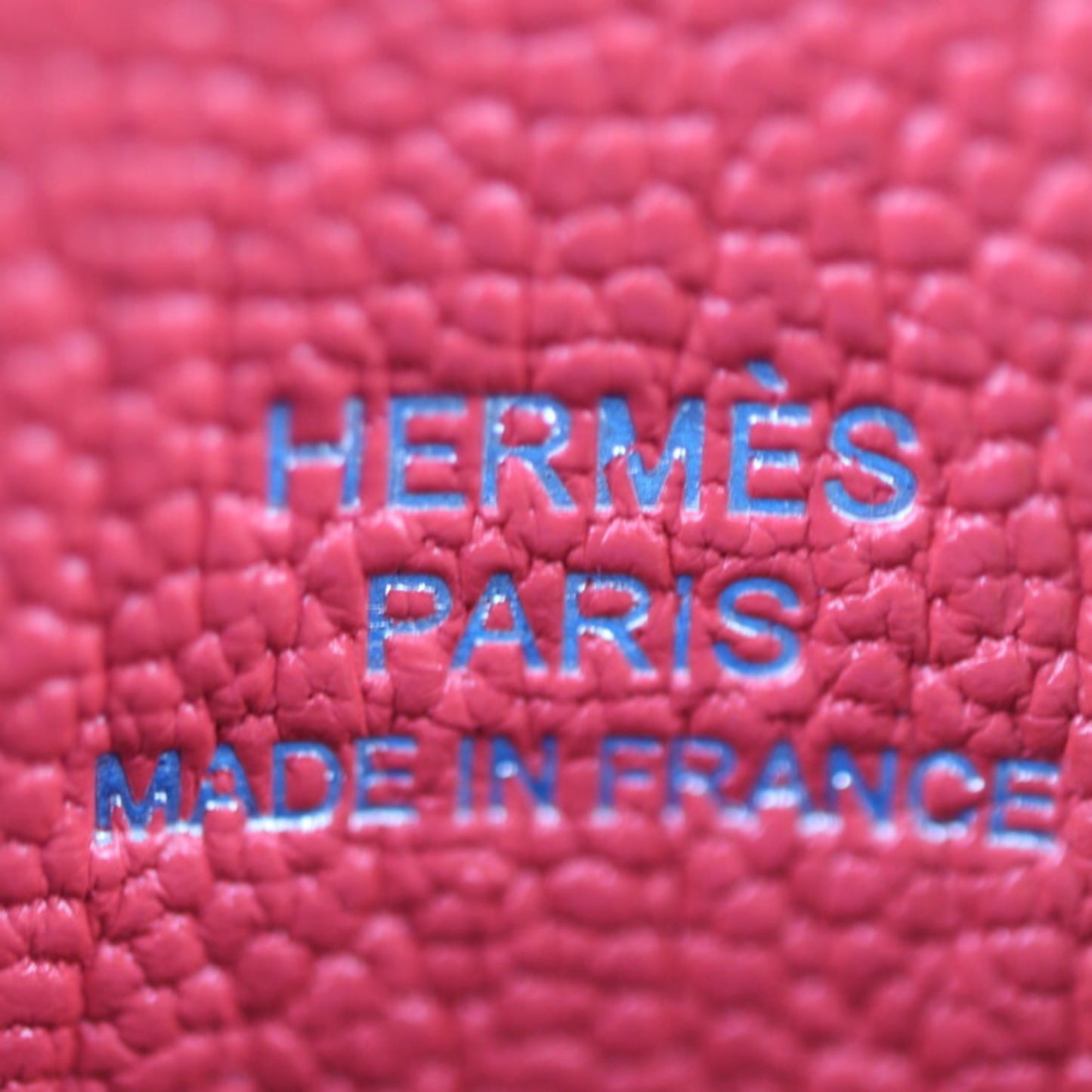 Hermès Blue Leather --