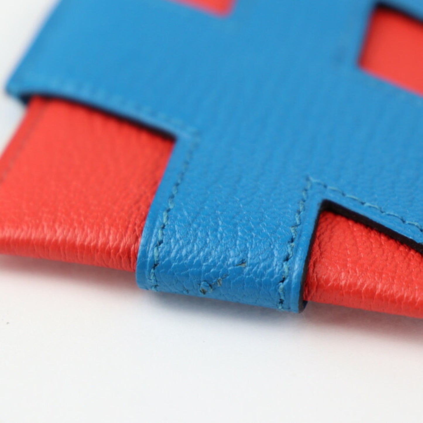 Hermès Blue Leather --