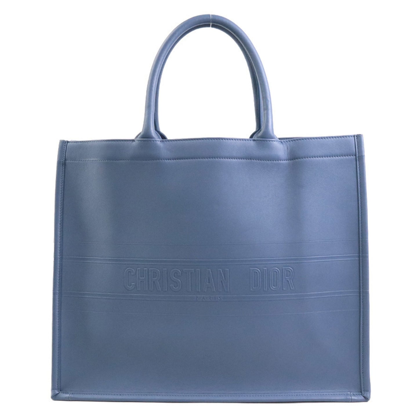 Dior Blue Leather Tote