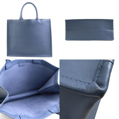 Dior Blue Leather Tote