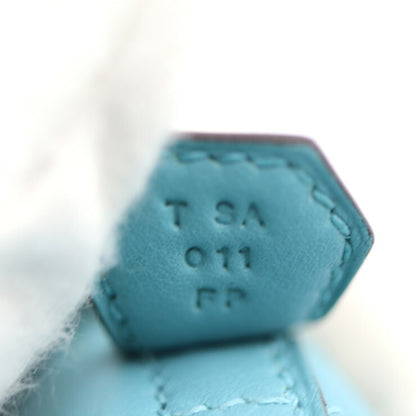 Hermès Blue Leather Bolide