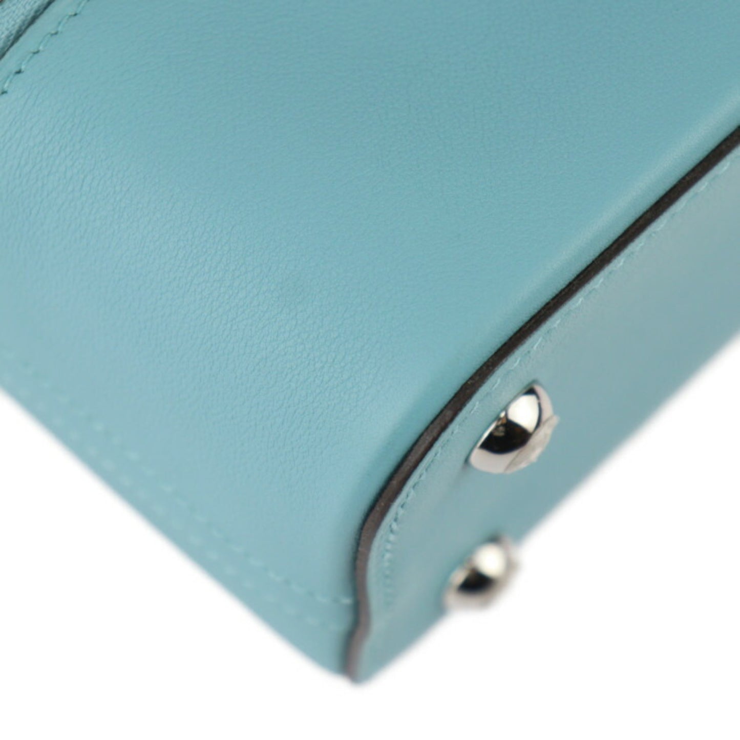 Hermès Blue Leather Bolide