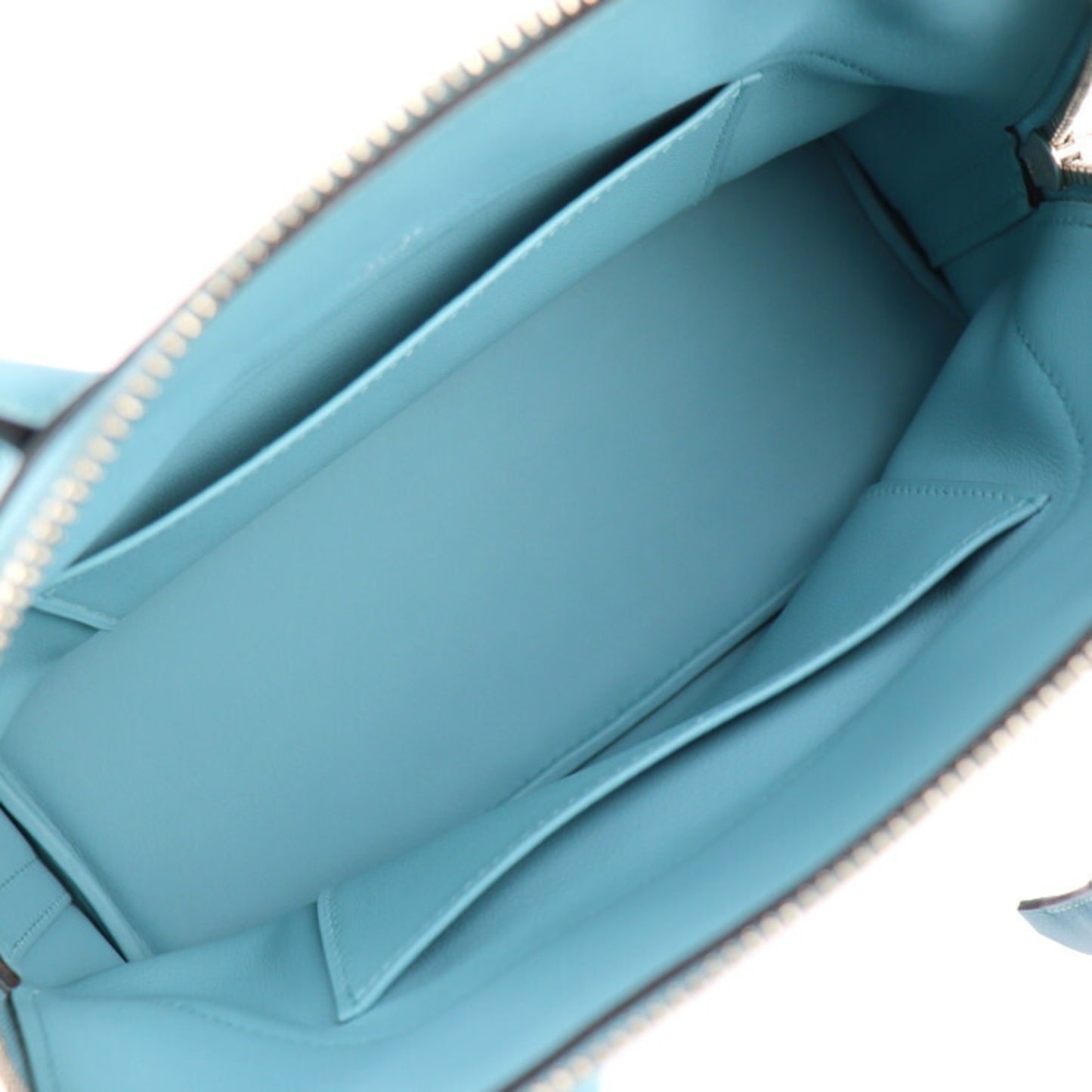 Hermès Blue Leather Bolide