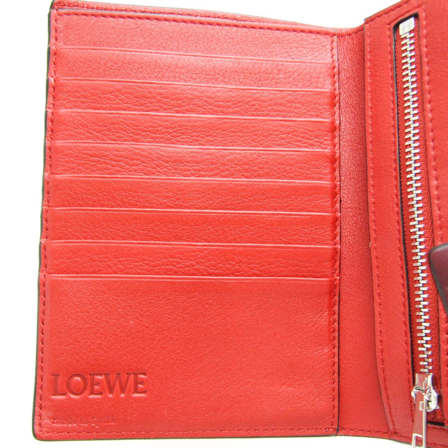 Loewe Pink Leather Vertical Wallet