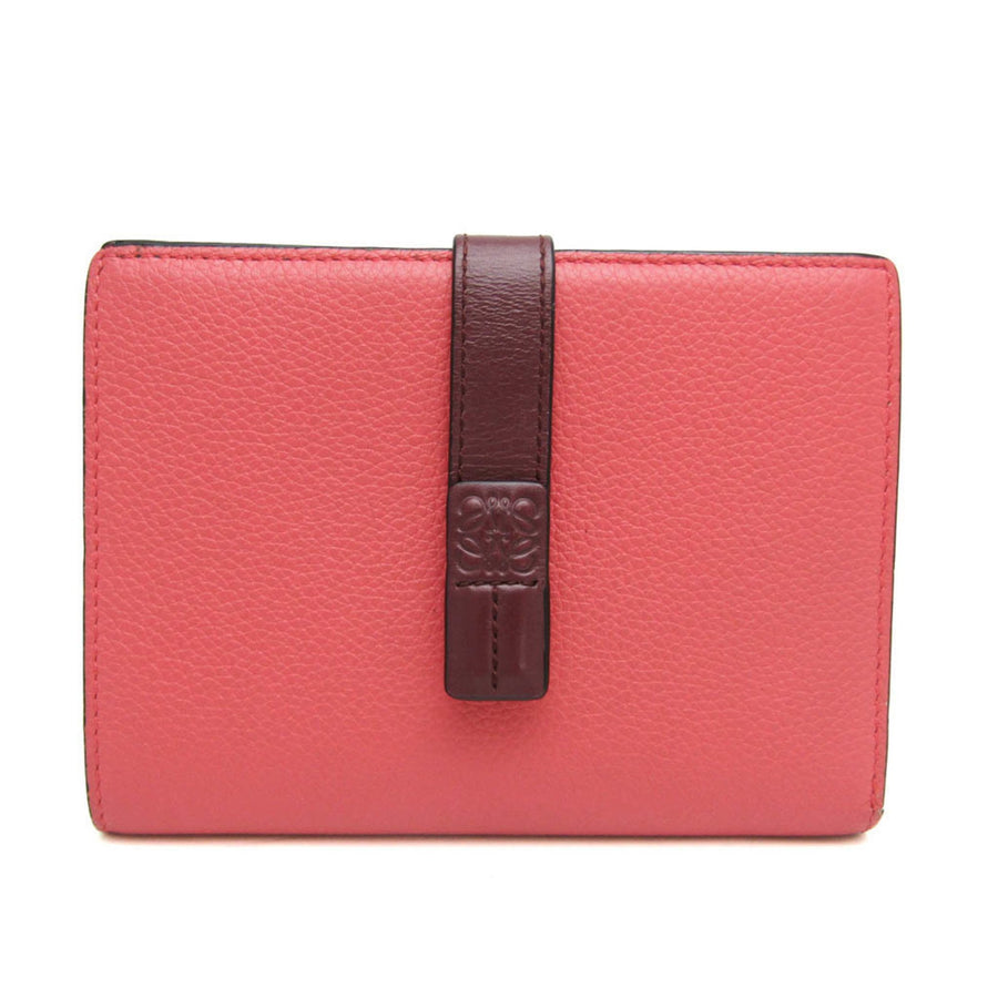 Loewe Pink Leather Vertical Wallet