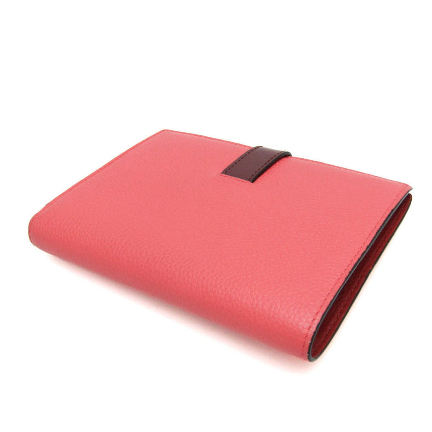 Loewe Pink Leather Vertical Wallet