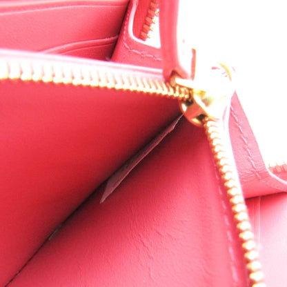 Bottega Veneta Pink Leather Intrecciato