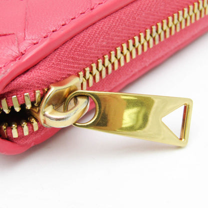 Bottega Veneta Pink Leather Intrecciato