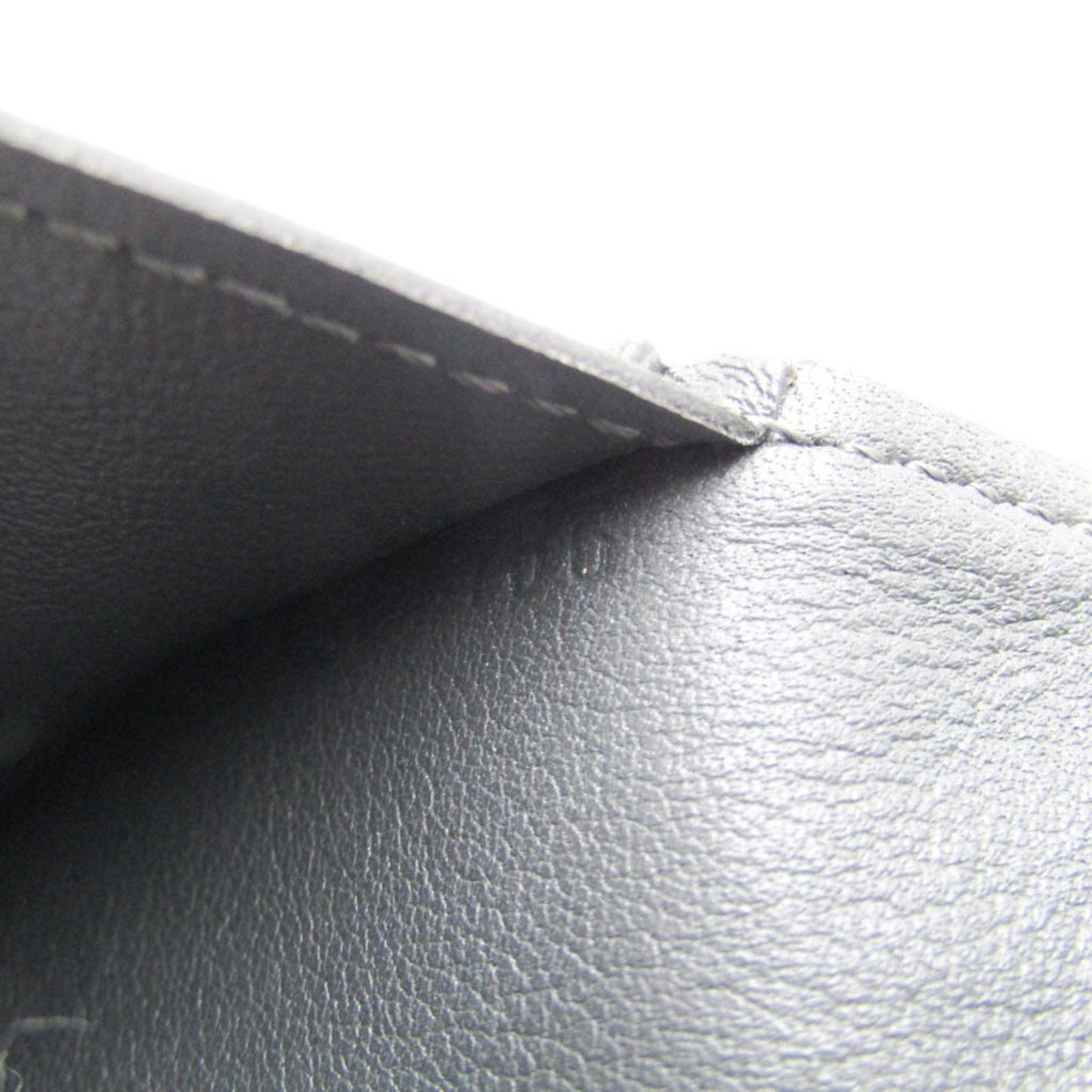 Louis Vuitton Black Leather Portefeuille Brazza