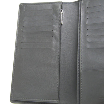 Louis Vuitton Black Leather Portefeuille Brazza