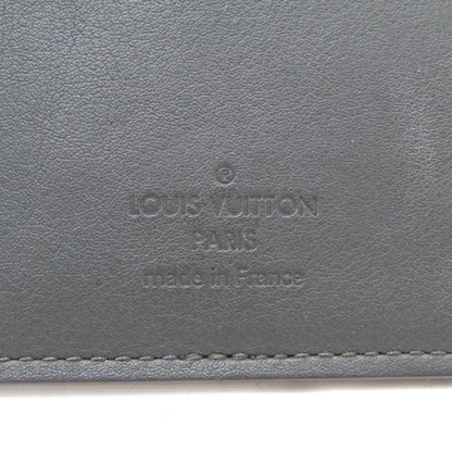 Louis Vuitton Black Leather Portefeuille Brazza