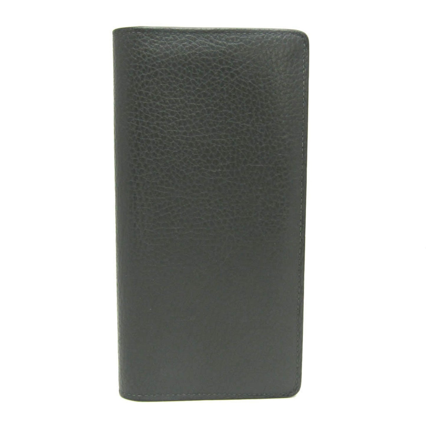 Louis Vuitton Black Leather Portefeuille Brazza