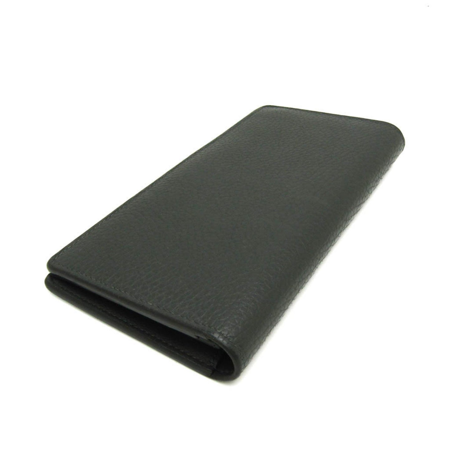 Louis Vuitton Black Leather Portefeuille Brazza