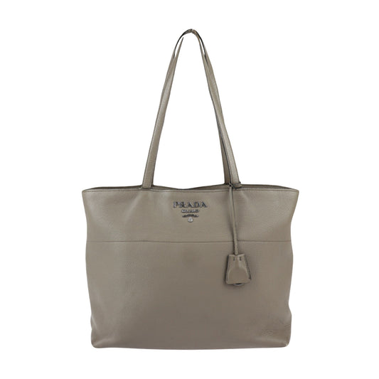 Prada Brown Leather Saffiano