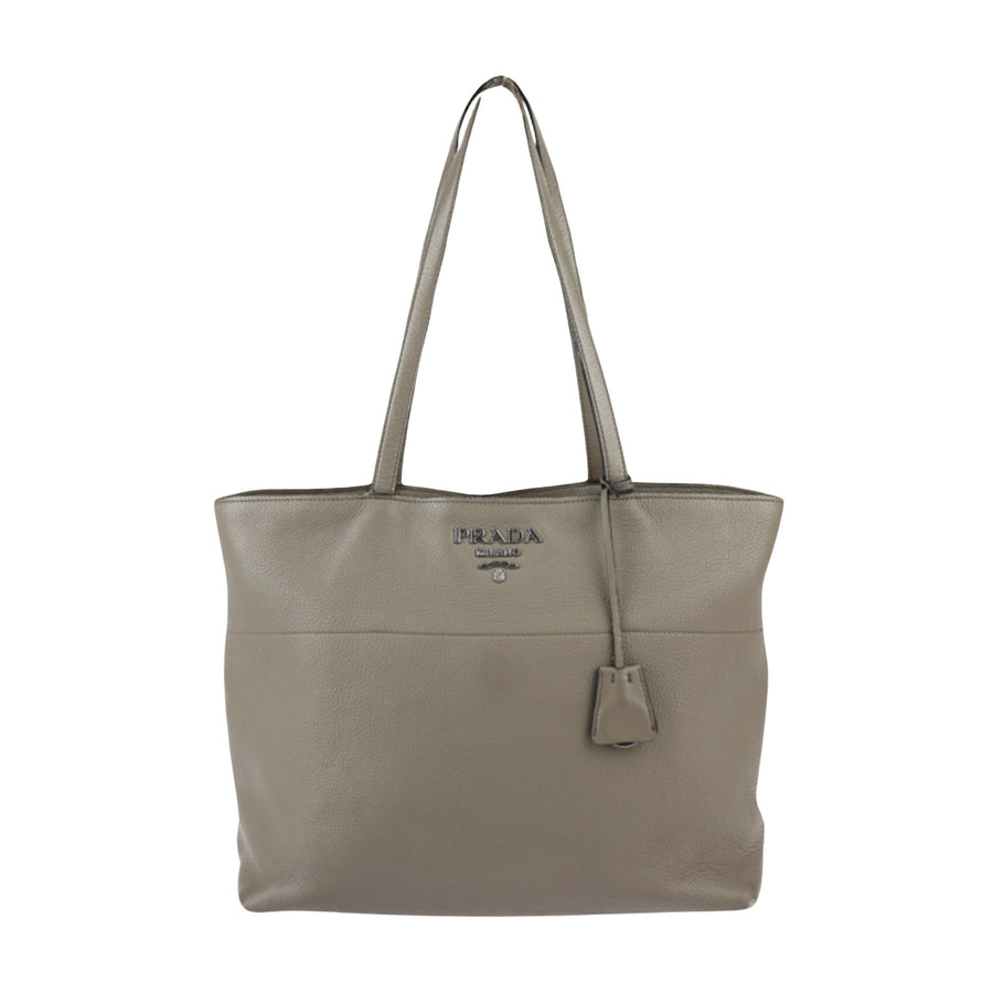 Prada Brown Leather Saffiano