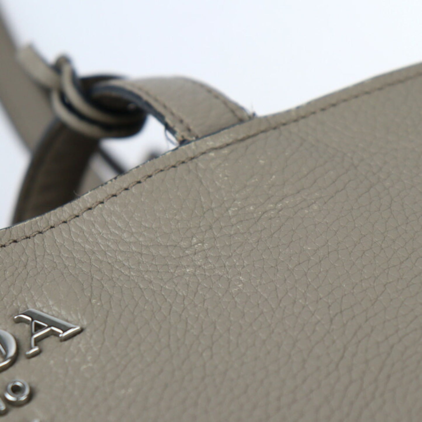 Prada Brown Leather Saffiano