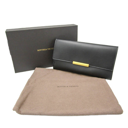 Bottega Veneta Black Leather Wallet
