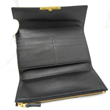 Bottega Veneta Black Leather Wallet