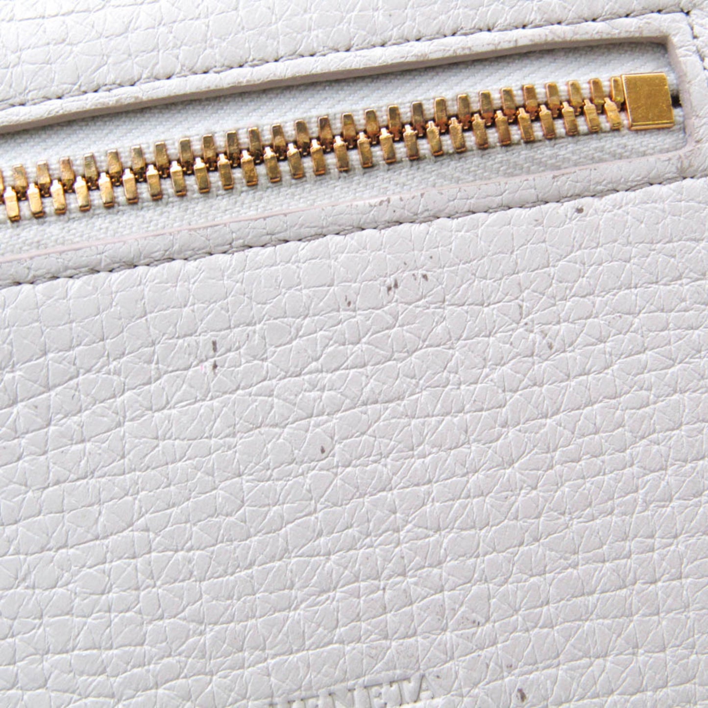 Bottega Veneta White Leather Palmerato