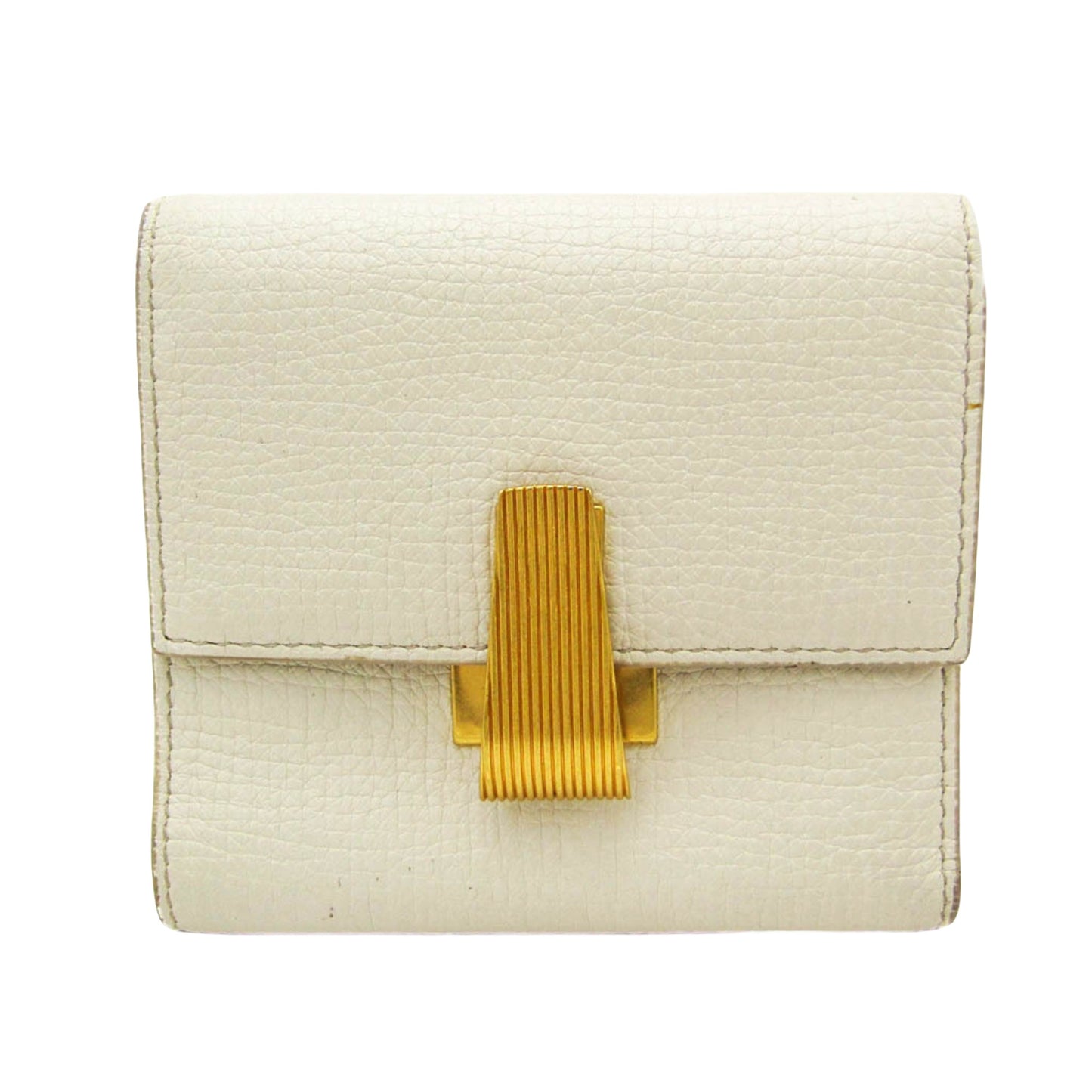 Bottega Veneta White Leather Palmerato