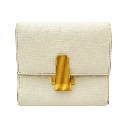Bottega Veneta White Leather Palmerato