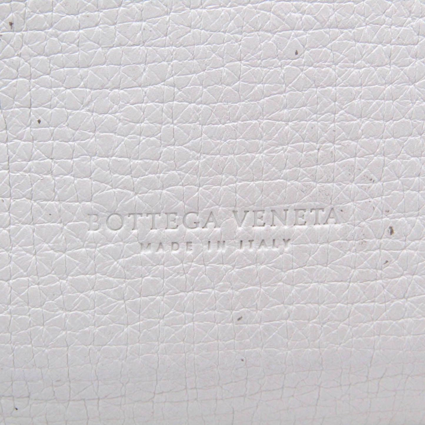 Bottega Veneta White Leather Palmerato