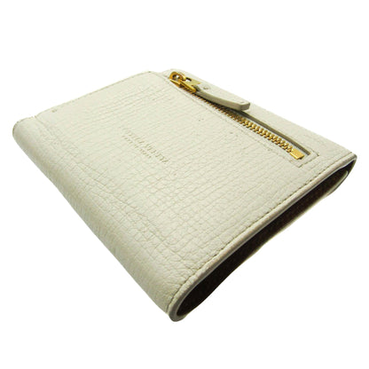 Bottega Veneta White Leather Palmerato