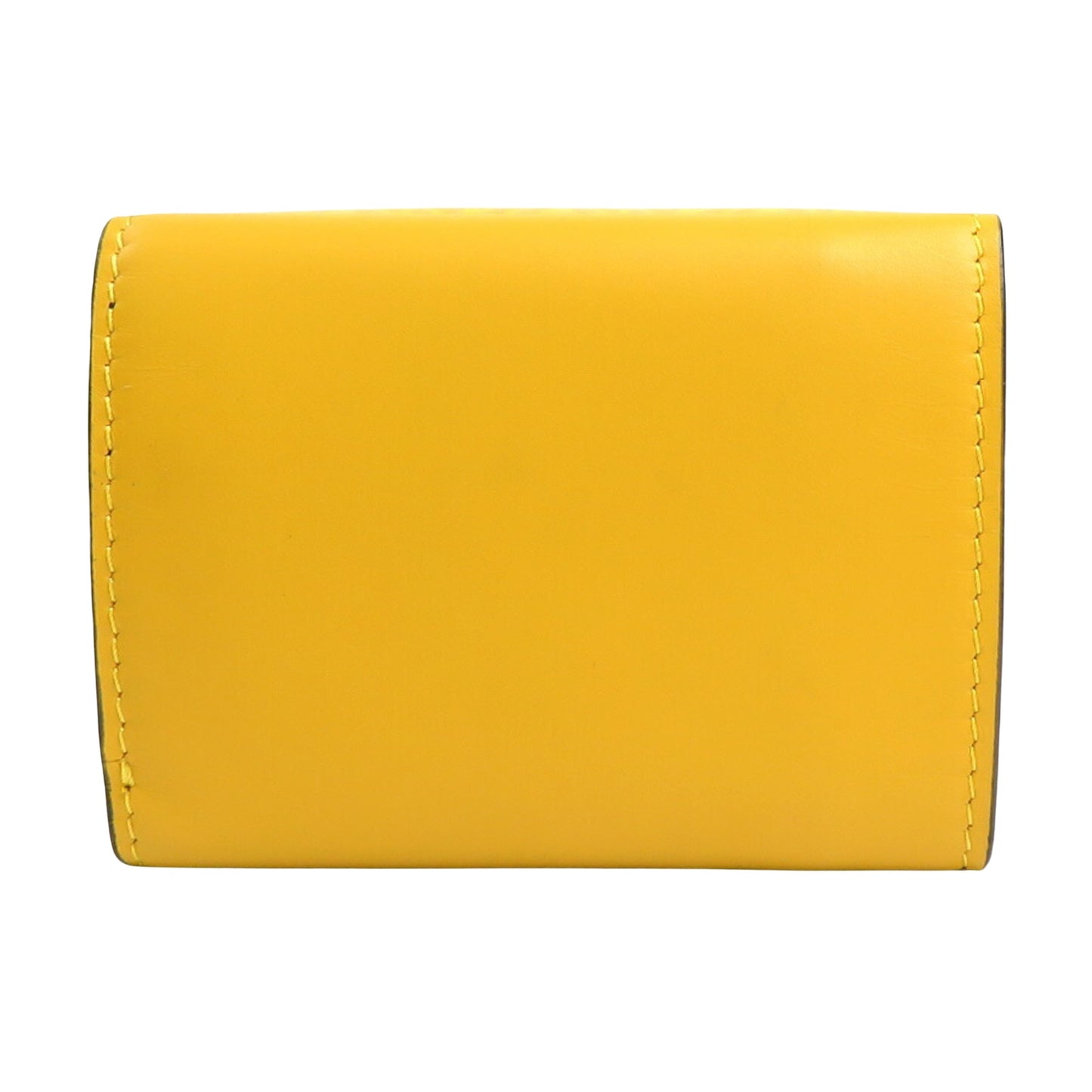 Fendi Yellow Leather Wallet