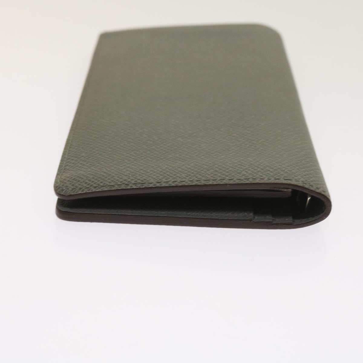 Louis Vuitton Gray Leather Portefeuille Brazza