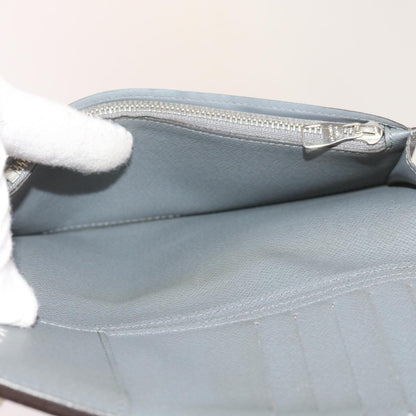 Louis Vuitton Gray Leather Portefeuille Brazza