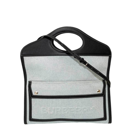 Burberry Blue Canvas Pocket Bag