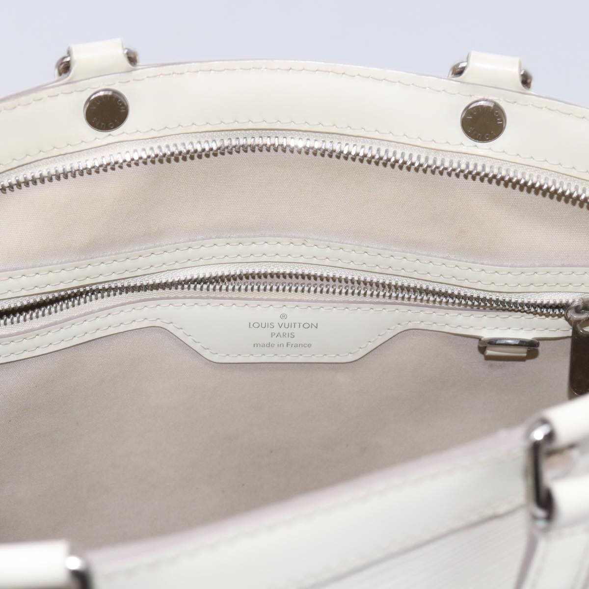 Louis Vuitton White Leather Blair