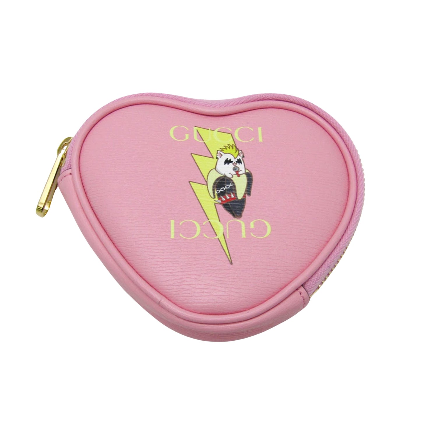 Gucci Pink Leather Heart