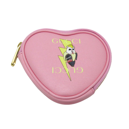 Gucci Pink Leather Heart