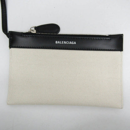 Balenciaga Brown Canvas Navy
