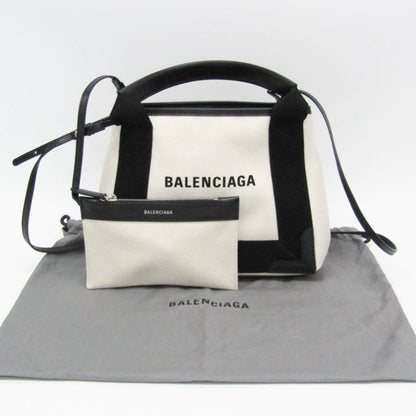 Balenciaga Brown Canvas Navy