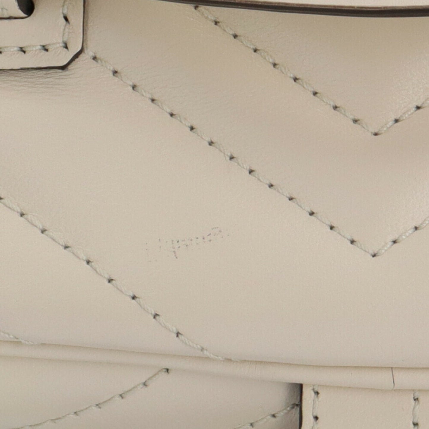 Gucci White Leather Vanity