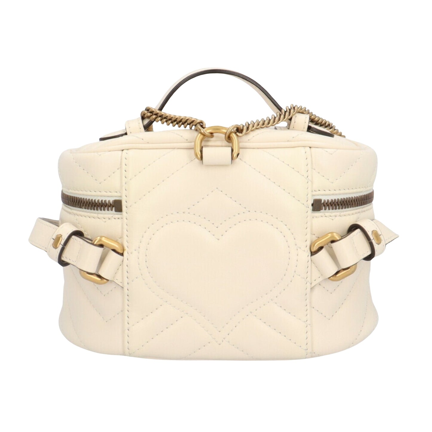 Gucci White Leather Vanity